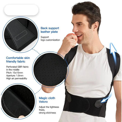 Instant Posture Corrector for Women and Men Back Straightener Adjustable Shoulder Brace Used for Middle and Upper Spine