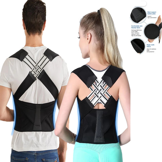 Instant Posture Corrector for Women and Men Back Straightener Adjustable Shoulder Brace Used for Middle and Upper Spine
