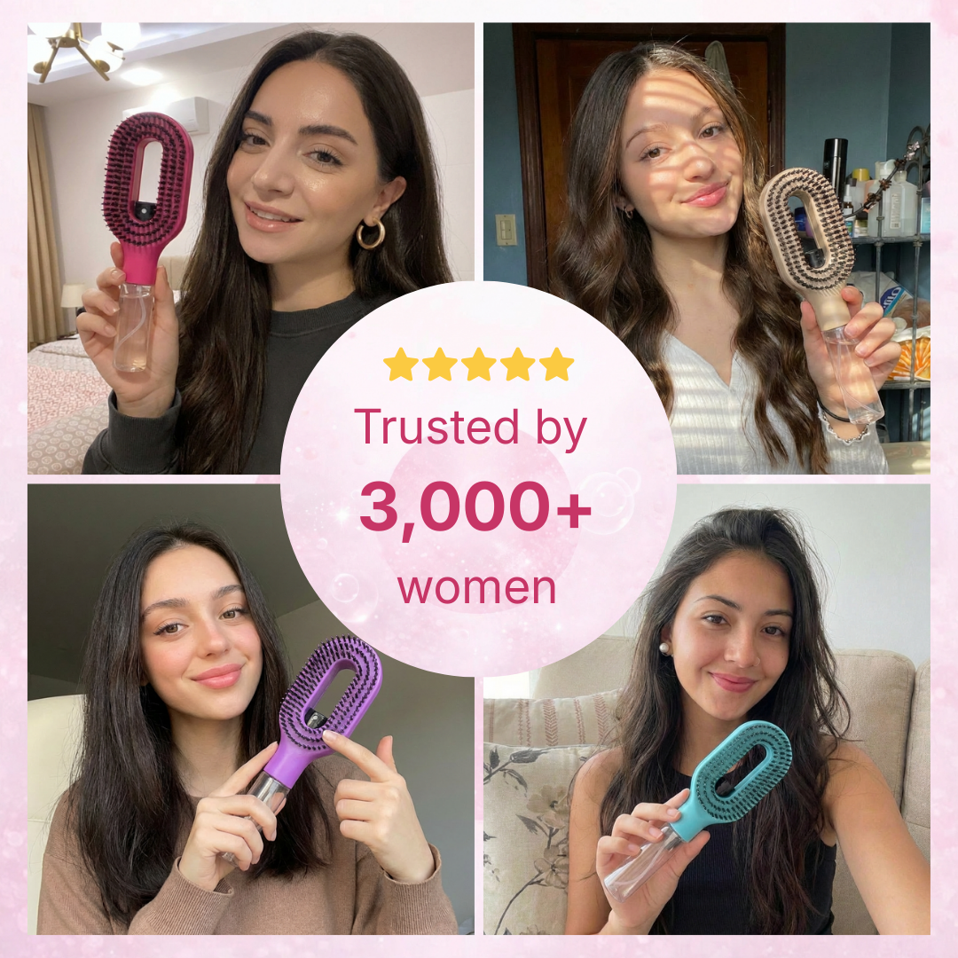 StyraHair™ - Water Spray Detangling Brush